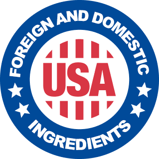 USA ingredients information badge